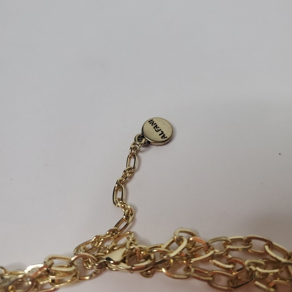 Alfani Women's Layered Necklace Gold Toned - Picture 3 of 4